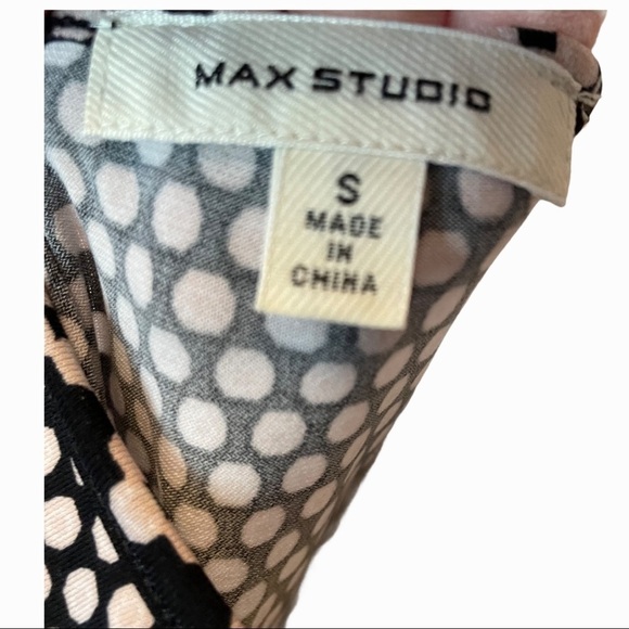 Max Studio Long Sleeved Normcore Dark Academia Chic Caftan Dress Ties At Cuffs - Picture 9 of 11